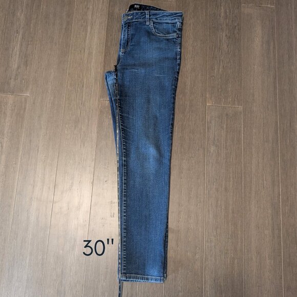 Kut from the Kloth, Dark Wash Skinny Jeans, Sz 14 - Picture 11 of 13